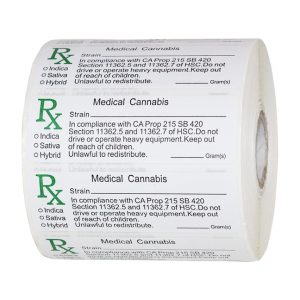 California Compliant Labels (1,000Qty)