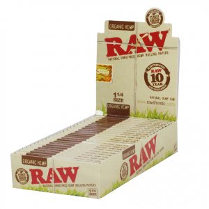 Raw Organic Rolling Papers 1 1/4"