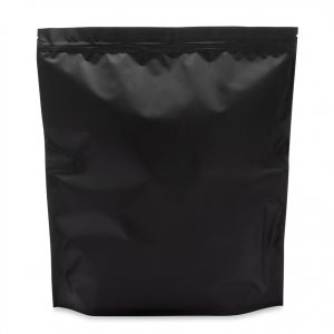 1lb Matte Black Mylar Bags