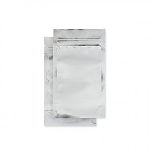 1/4 Ounce Chrome/Clear Mylar Dispensary Bags (1000Qty)