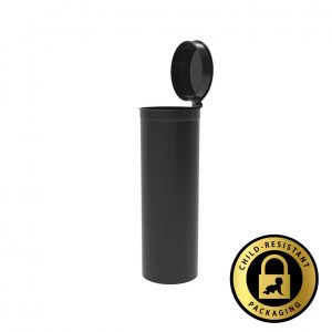 60 Dram Opaque Black Pop Top Bottles