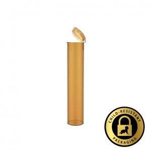98mm Amber Pre Roll Tubes (600Qty)