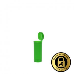 13 Dram Green Pop Top Bottles