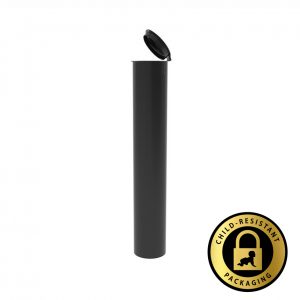 109mm Opaque Black Pre Roll Tubes (600Qty)