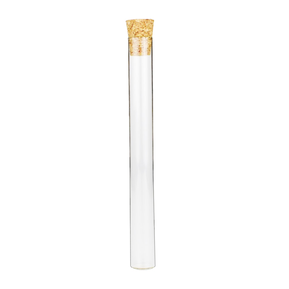 Slim Cork Top Glass Pre-Roll Tubes (100Qty)