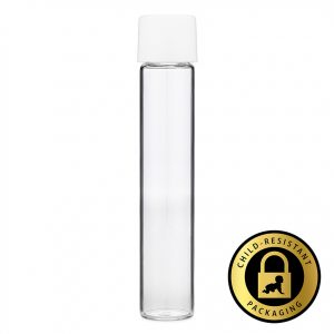 White Cap Child Resistant Pre-Roll Tubes (400Qty)