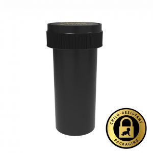 40 Dram Opaque Black Reversible Cap Vials (150qty)