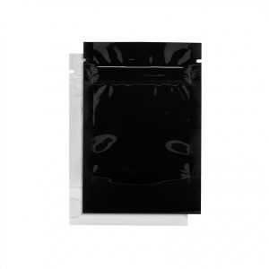 1/8oz Black/Clear Mylar Dispensary Bags (1,000Qty)