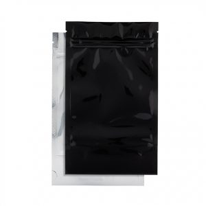 1/2oz Black/Clear Mylar Dispensary Bags (1,000Qty)