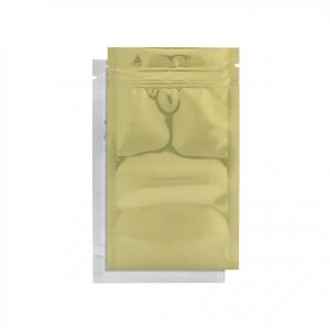 1/4oz Gold/Clear Mylar Dispensary Bags (1000Qty)