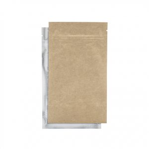 1/4 Oz Kraft/Clear Mylar Dispensary Bags (1,000Qty)