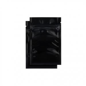 1 Gram Black/Black Mylar Dispensary Bags (1,000Qty)