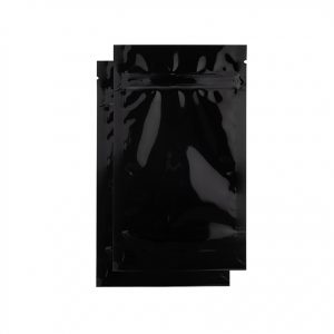 1/4oz Black/Black Mylar Dispensary Bags (1,000Qty)