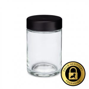 5oz Child Resistant Glass Jars (100qty)