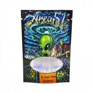 1/8oz "Area 51" Mylar Trapper Bags (100Qty)