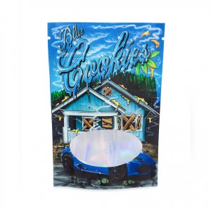 1/8oz "Blue Cookies" Mylar Trapper Bags (100Qty)