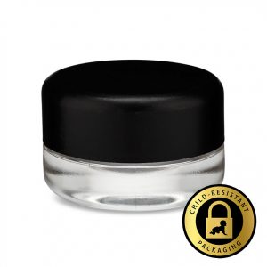 9ml Container W/ Child Resistant Black Lid (320Qty)