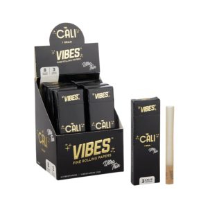Vibes "The Cali™" Ultra Thin/Black 1 Gram Box