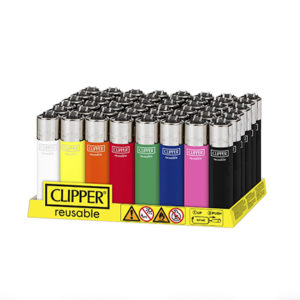 Assorted Clipper Lighters “Assorted Colors” (48Qty)