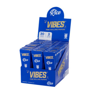 VIBES Cones Box Blue/Rice King Size 109mm
