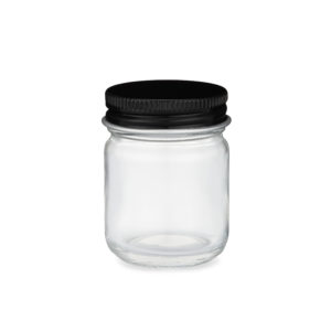 1oz Black Aluminum Cap "Baby Baller Jar" (252Qty)