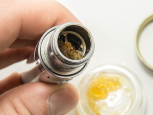 unclog a disposable weed pen